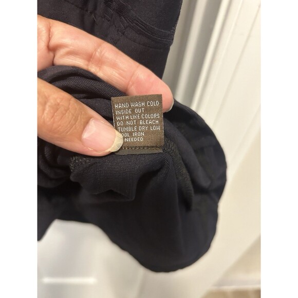 J.McLaughlin Textured Knit Jacquard Crew Neck Cap Sleeve Swing Dress Large Black - Picture 3 of 7